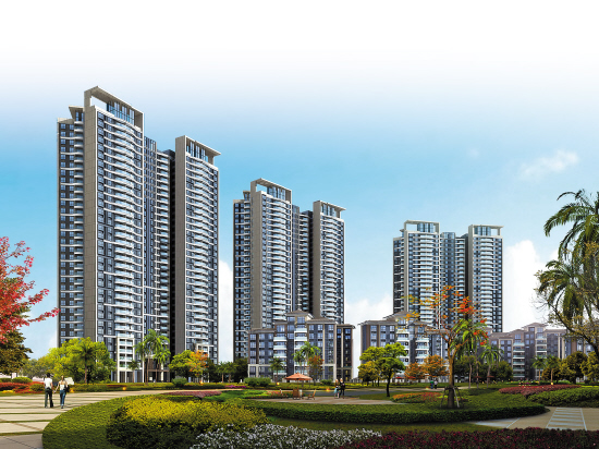 　　广州·星河·山海湾内部环境不错  图片由开发商提供