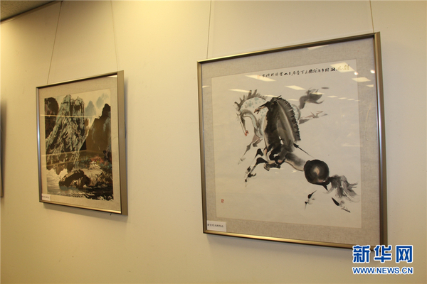 关宝琮大师画作(新华社记者 蓝建中 摄)