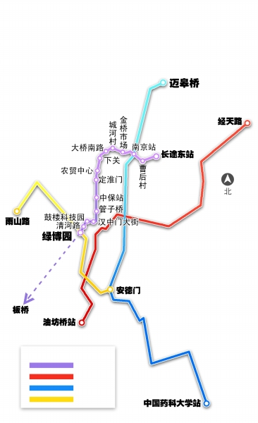 南京地铁9号线计划延伸到板桥