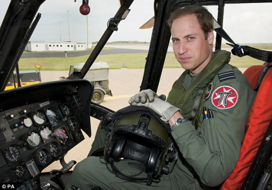 威廉王子找到新工作:驾驶救护飞机 年薪4万英