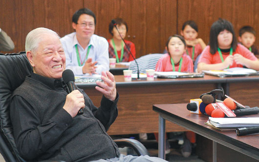 李登辉（资料图） 图片来源：台湾《联合晚报》