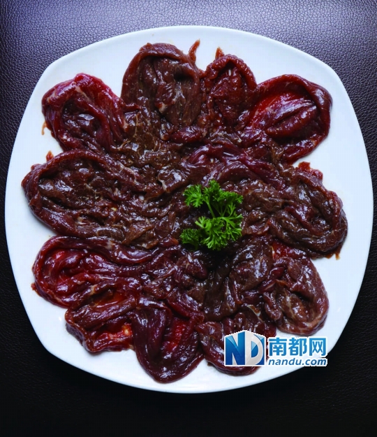 ↑↑Q弹可口的牛肉。