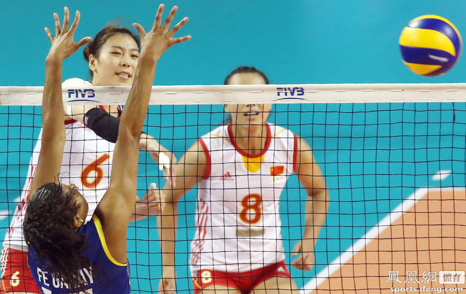 中国女排0-3惨遭巴西横扫 6年吞16连败