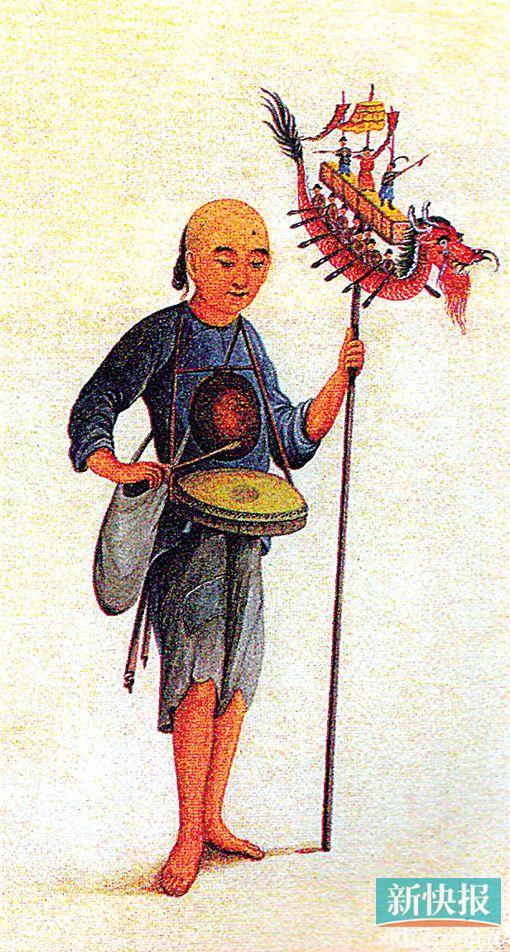 ■卖唱为生的龙舟艺人