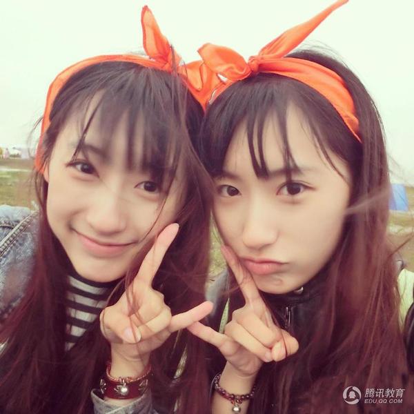 复旦姐妹校花活波可爱,要外表更要能力。