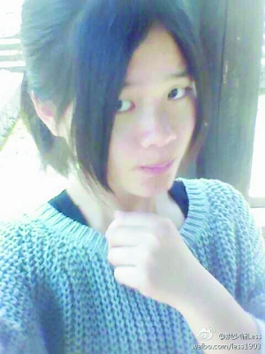 　　遭抢劫遇害的女大学生王某。（微博图片）