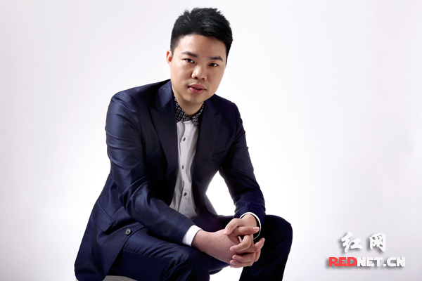 (长沙创业青年朱增辉。)