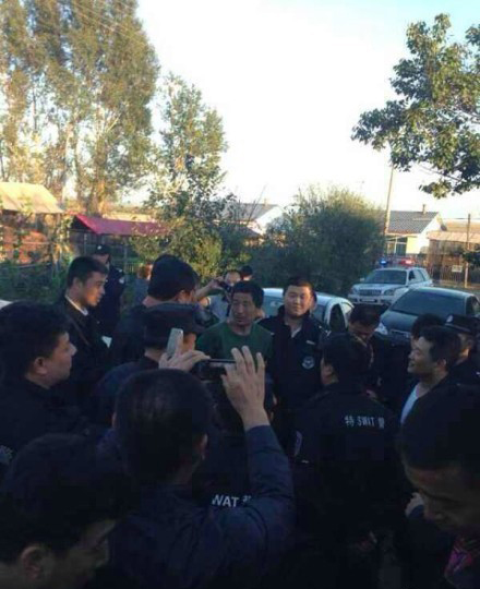 　　抓捕高玉伦现场 网络图