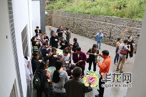 华蓥村灾民集中安置。茨竹镇供图 华龙网发