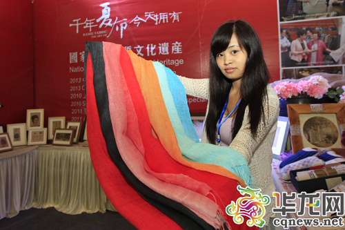 重庆区县参展文博会亮点多 可买荣昌夏布看秀