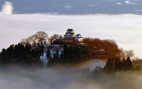 日本福井县大野市越前大野城