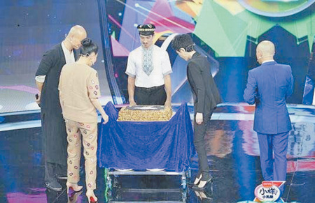 图为节目现场（网络截图）