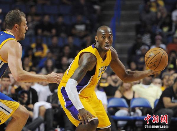 NBA季前赛湖人主场大比分负金州勇士|勇士队