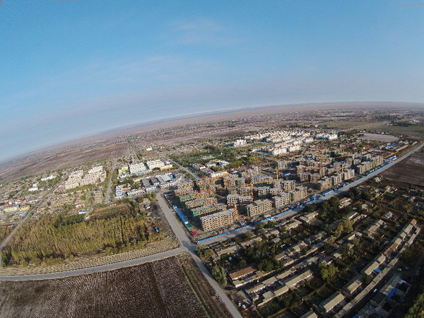 航拍126团三化建设