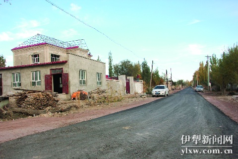 ▲新修的公路