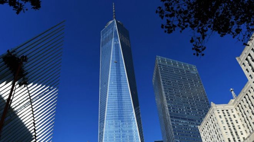 纽约新世贸中心一号楼开门营业 系美国最高建