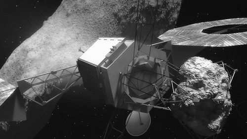 一种选择方案是利用机器人探测器从一颗巨大的小行星上&ldquo;扯下&rdquo;一块岩石。图片来源：NASA