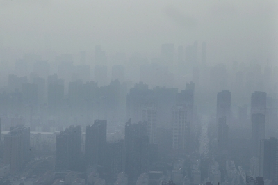 郑州空气污染源重排队机动车尾气污染排老二