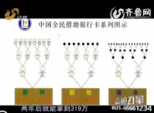 揚言兩年可以拿到319萬元（視頻截圖 ） 