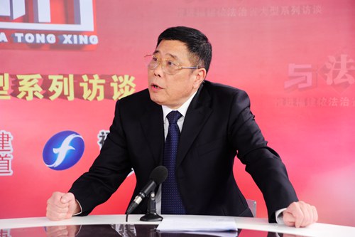 林斌接受专访。邹家骅 摄