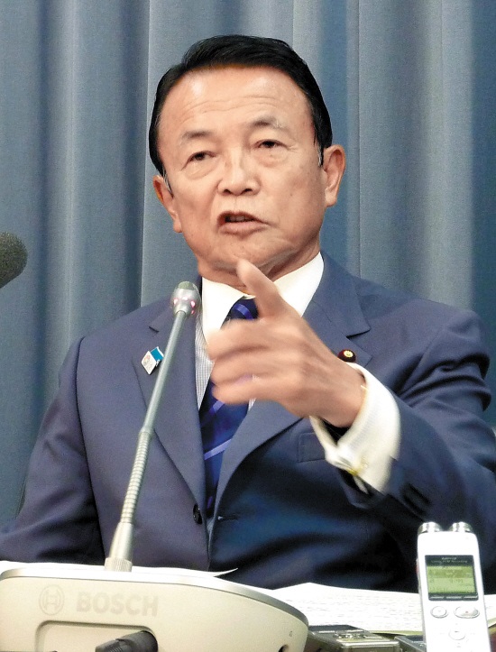 麻生太郎(资料图片)