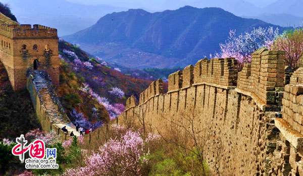 河北承德金山岭长城。