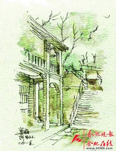 南京大学老师手绘巢湖美景|巢湖|文化