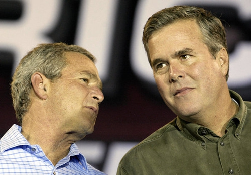 美媒:布什兄弟个性迥异 有交集却并非亲密无间
