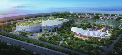 罗源湾海洋世界总体鸟瞰图