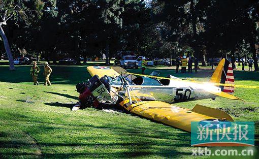 ■飞机坠毁现场