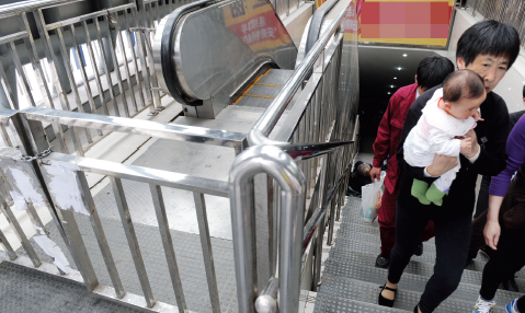 ���ϵ����޷�ʹ�ã�����ֻ����¥�ݡ�