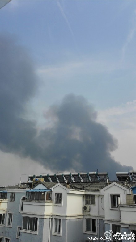 江苏扬州长青农化发生爆炸 暂未发现人员伤亡