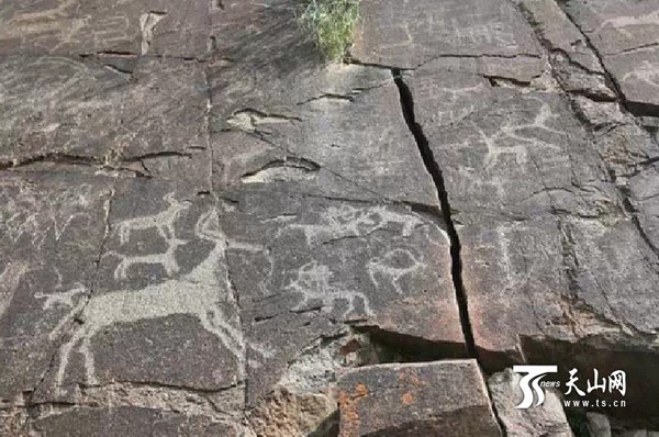 则克台镇古岩画