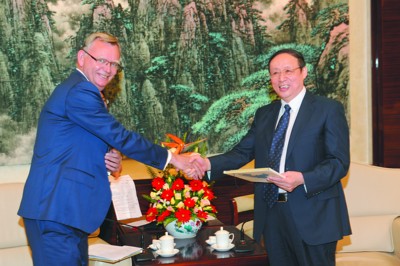 王学军会见贝克斯特伦一行|邵国荷|互利