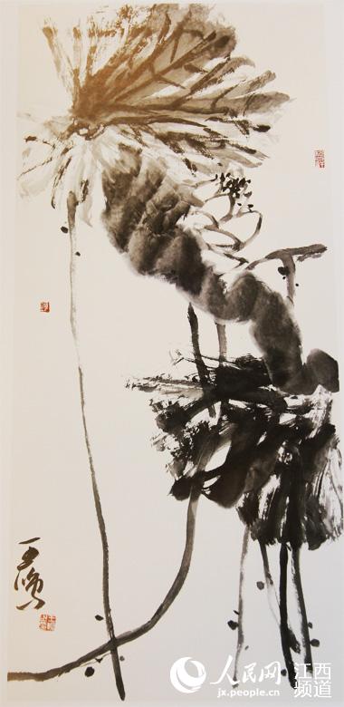 荷花系列代表作。