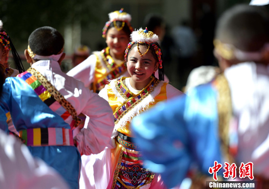 西藏儿童欢庆六一国际儿童节|庆祝|学生