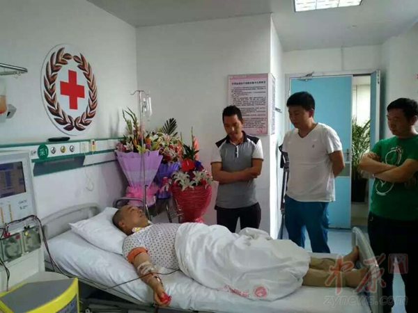 “烧饼哥”向北京患者成功捐献了“生命种子”