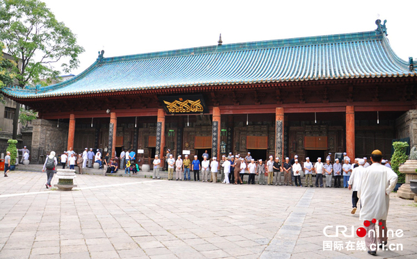中马记者丝路之旅:探访西安清真大寺(组图)西安清真_凤凰资讯