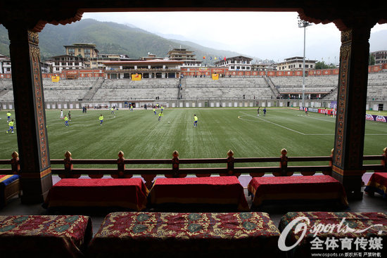 组图:世预赛中国今晚战不丹 探秘球场全貌|球场
