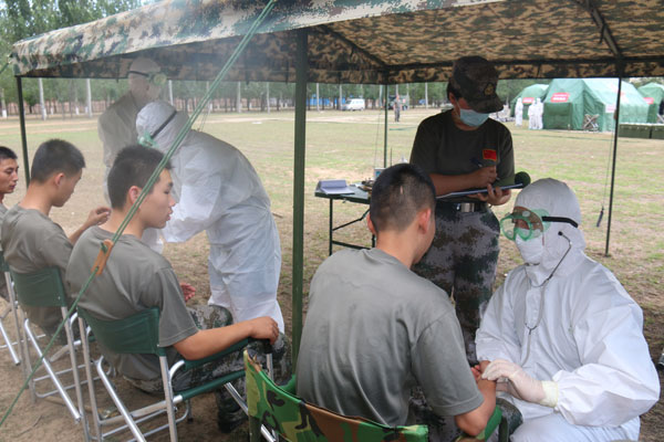 分类组正在进行接诊