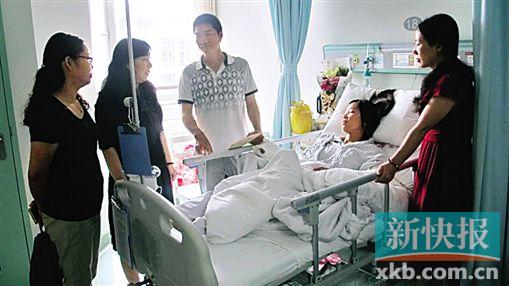 中山大学第六附属医院代表看望欧医生.通讯员供图
