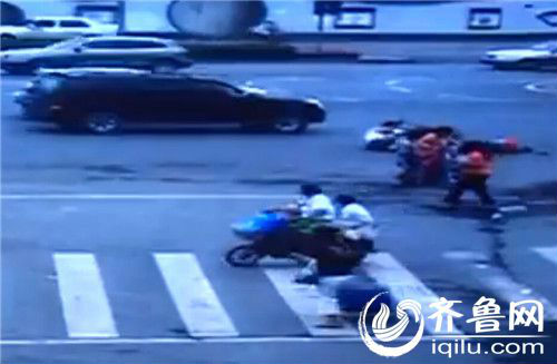 济南夏季多发摩托车肇事事故 车主酒后闯红灯