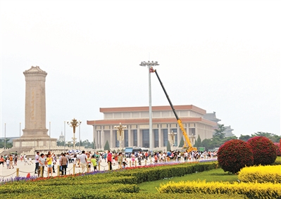 检修换装迎9·3|广场|天安门