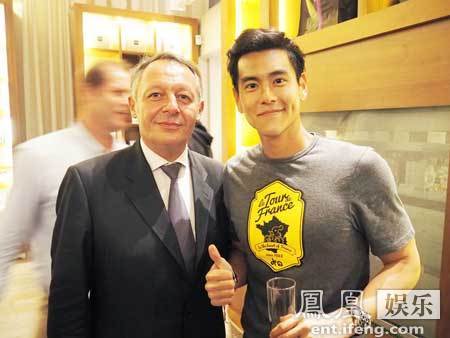 彭于晏环法力荐《破风》 林超贤捧出两位顶级赛事大使|彭于晏|环法_凤凰娱乐