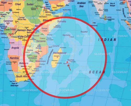 资料图片：　留尼汪岛位于非洲东南面印度洋中马斯克林群岛的西南部。