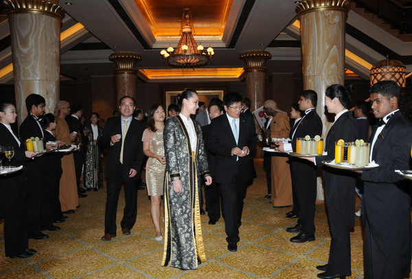 阿联酋“八星级酒店”迎接中国游客。新华社记者马锡平 摄