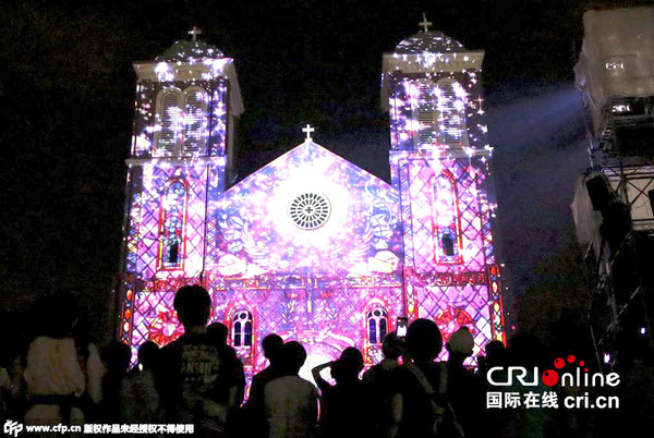 长崎原子弹爆炸70周年前夕 民众纪念遇难者(高