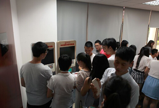 机网走进名企百度,开展环保回收公益行|手机|苹果