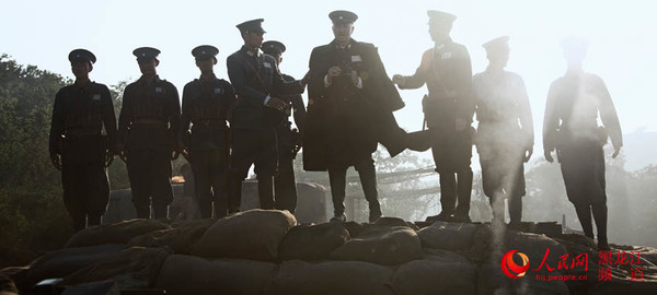 《马占山之决战江桥》剧照。