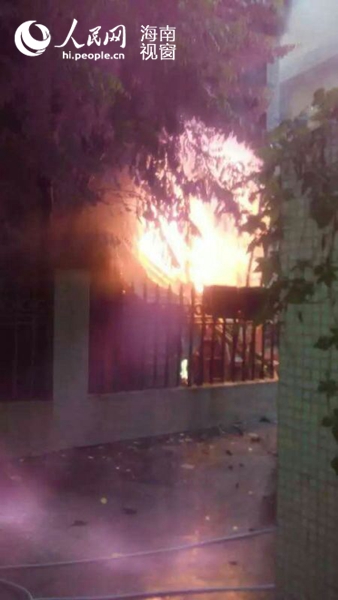 发生火灾的别墅